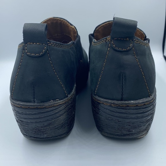 B.o.c. Born Concept Stefana Black Leather Slip-on Women Size 8.5 - Picture 9 of 16